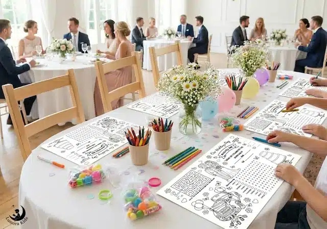 7 Practical Ways to Keep Kids Happy (and Seated!) at Your Wedding Reception
